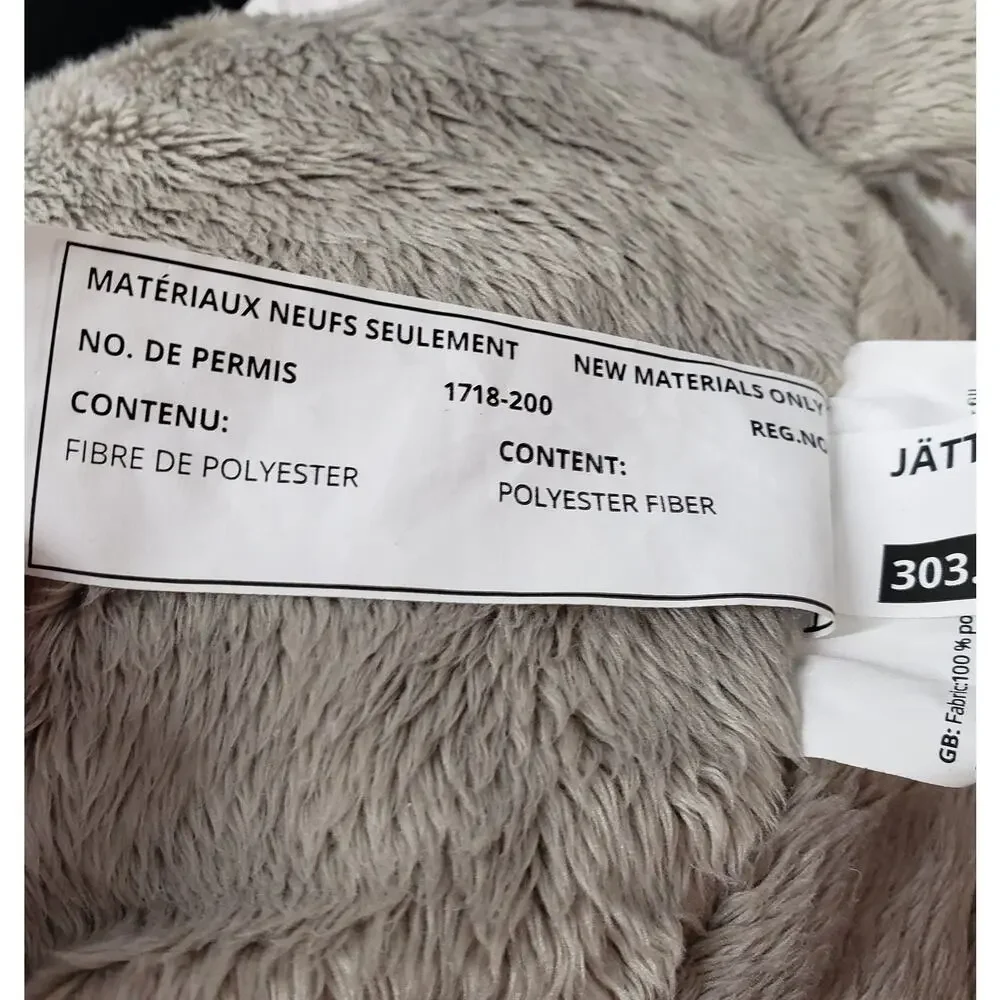 IKEA Gray Elephant Large 21'' Soft Stuffed Animal Plush